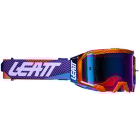Óculos Leatt Brace Velocity 5.5 Iriz Laranja Azul