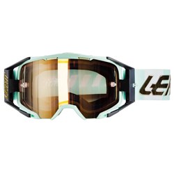 Óculos Leatt Brace Velocity 6.5 Iriz Branco Dourado