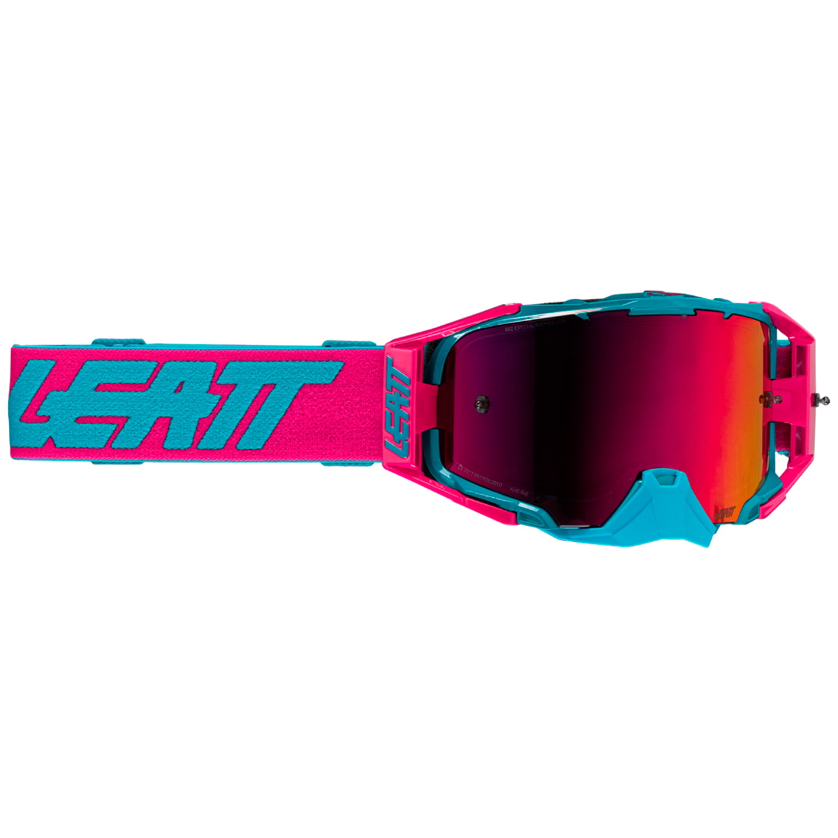 Óculos Leatt Velocity 6.5 Cryztal Iriz Pink Rosa Azul