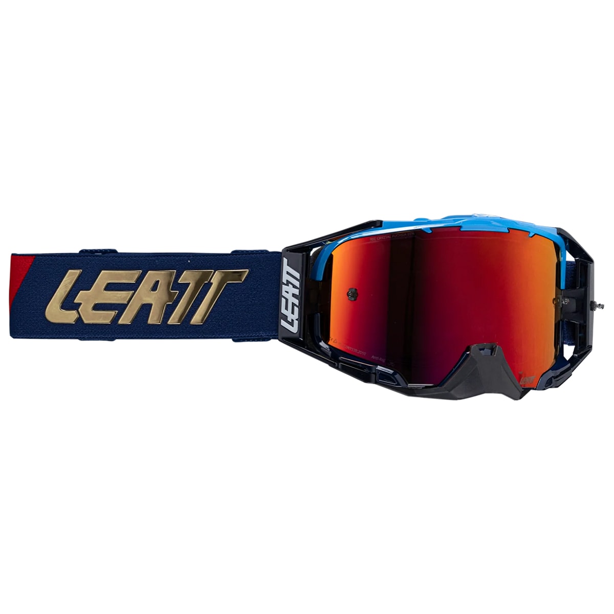 Óculos Leatt Velocity 6.5 Cryztal Iriz Royal Azul Vermelho