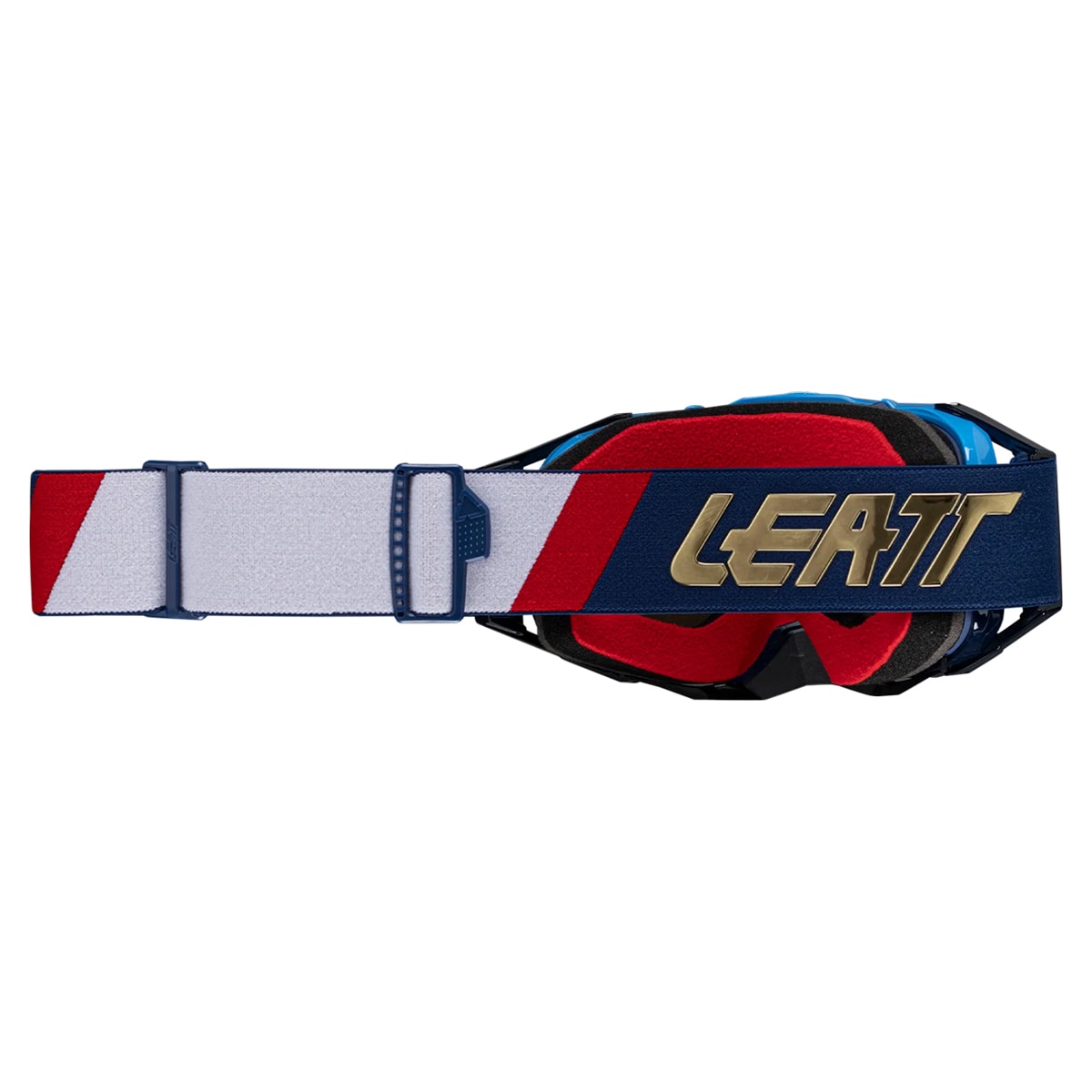 Segunda imagem do produto Óculos Leatt Velocity 6.5 Cryztal Iriz Royal Azul Vermelho