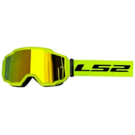 Óculos Ls2 Charger Espelhado Amarelo Fluor