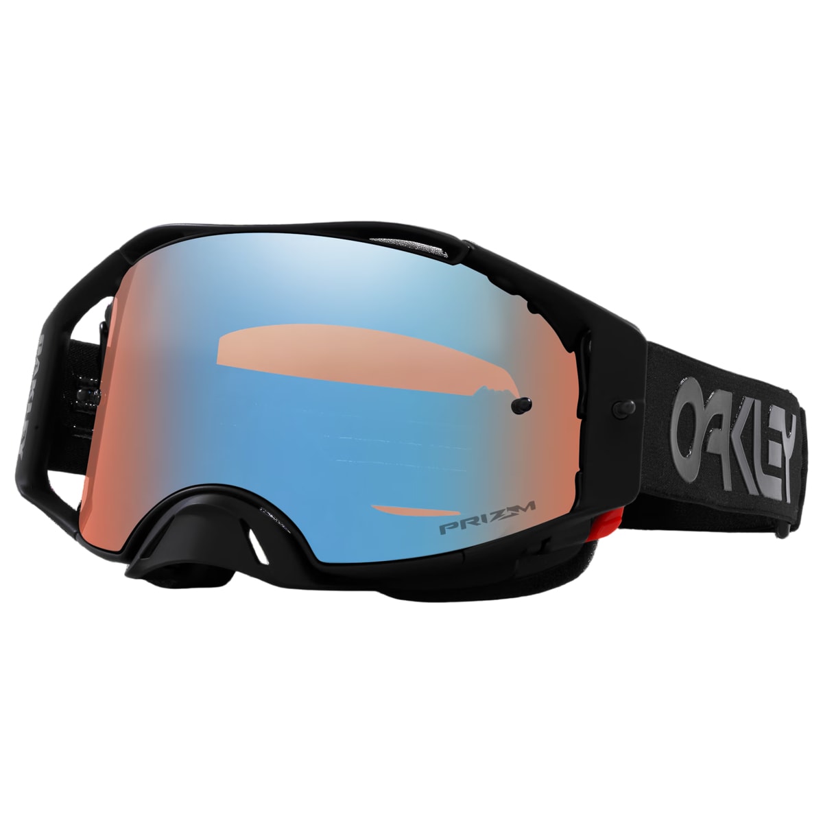 Óculos Oakley Airbrake MX Blackout Sapphire Prizm Espelhado Preto Azul