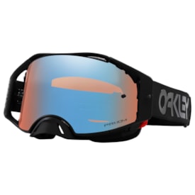 Óculos Oakley Airbrake MX Blackout Sapphire Prizm Espelhado Preto Azul
