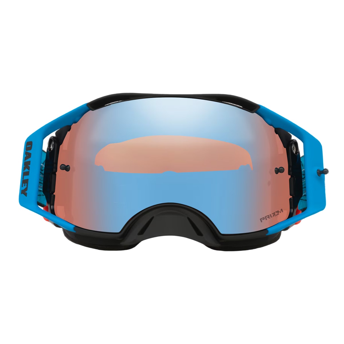 Segunda imagem do produto Óculos Oakley Airbrake MX Blue Wired Prizm Espelhado Azul Preto