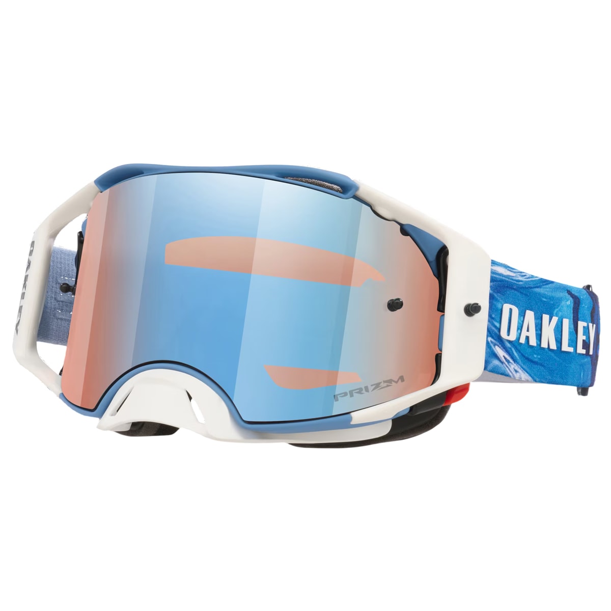 Óculos Oakley Airbrake MX Chase Sexton Signature Series Espelhado Azul