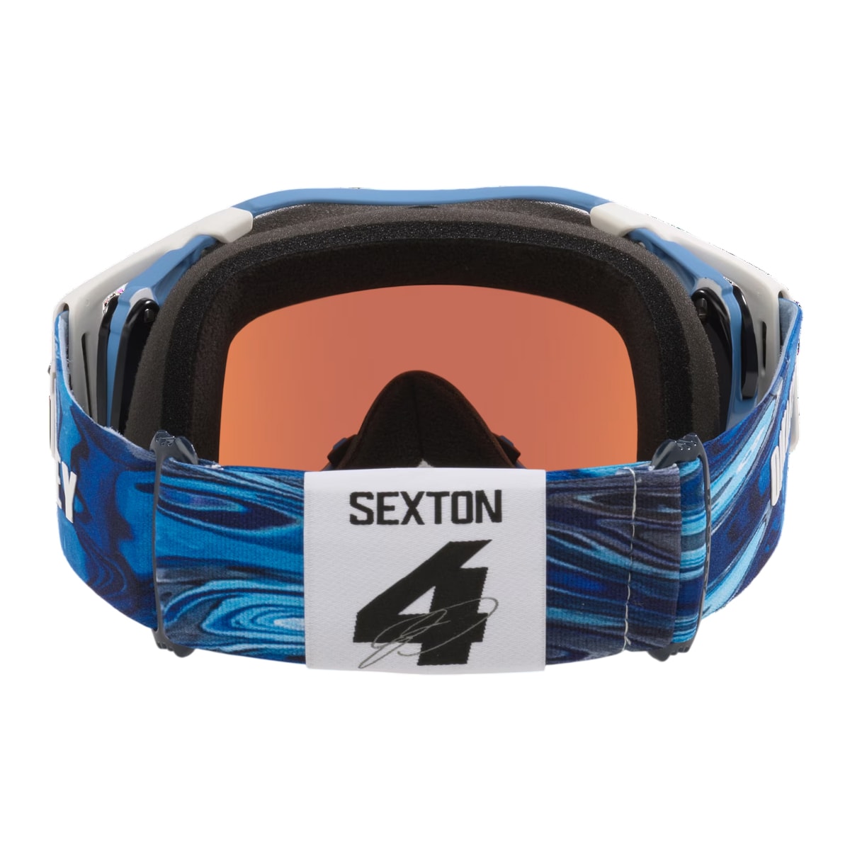 Óculos Oakley Airbrake MX Chase Sexton Signature Series Espelhado Azul