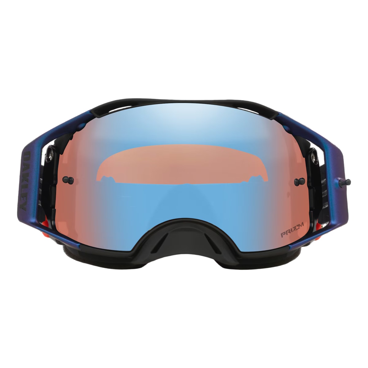 Segunda imagem do produto Óculos Oakley Airbrake MX Grey Strike Prizm Espelhado Cinza Azul