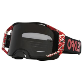 Óculos Oakley Airbrake MX Red Eddie Fumê Preto Vermelho