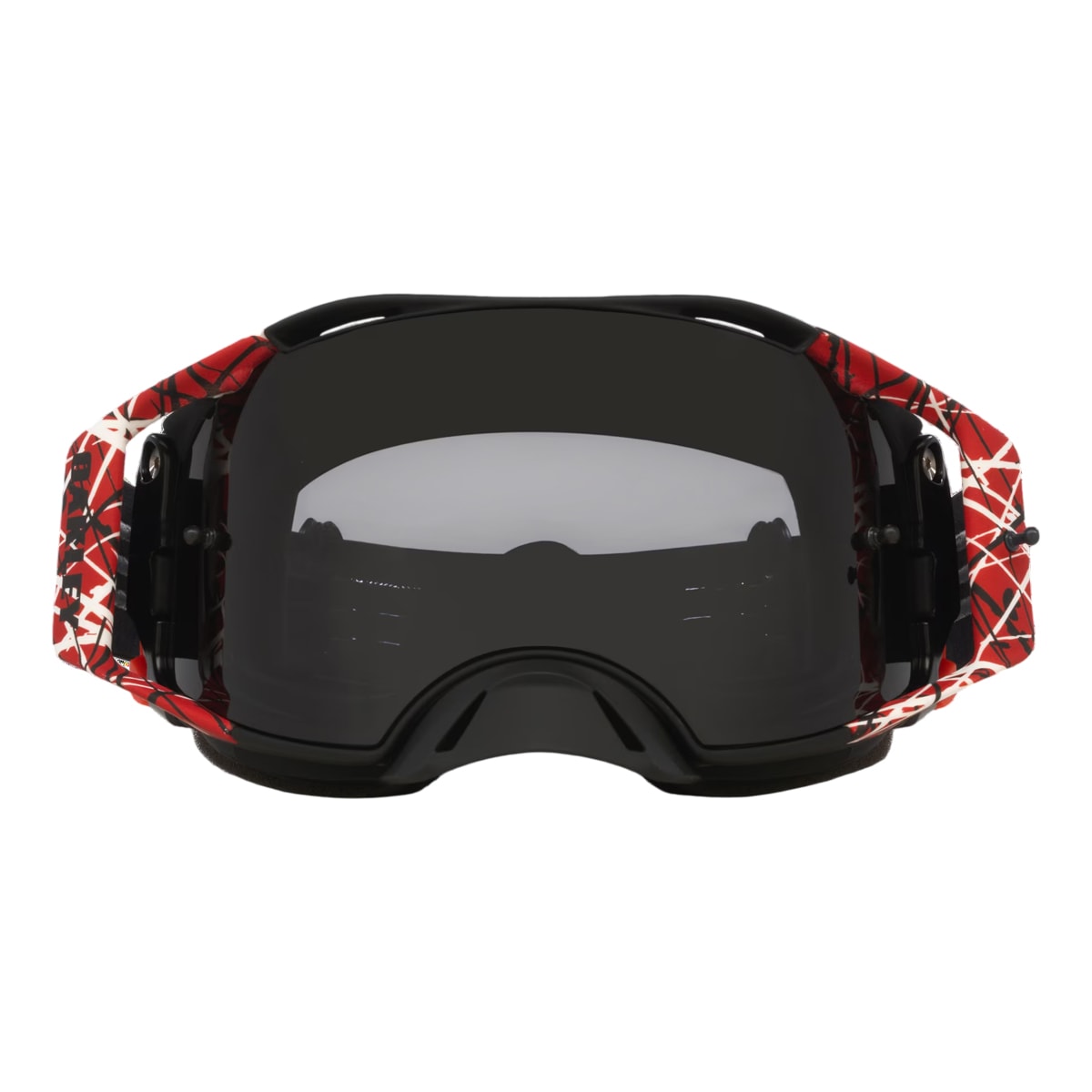 Segunda imagem do produto Óculos Oakley Airbrake MX Red Eddie Fumê Preto Vermelho