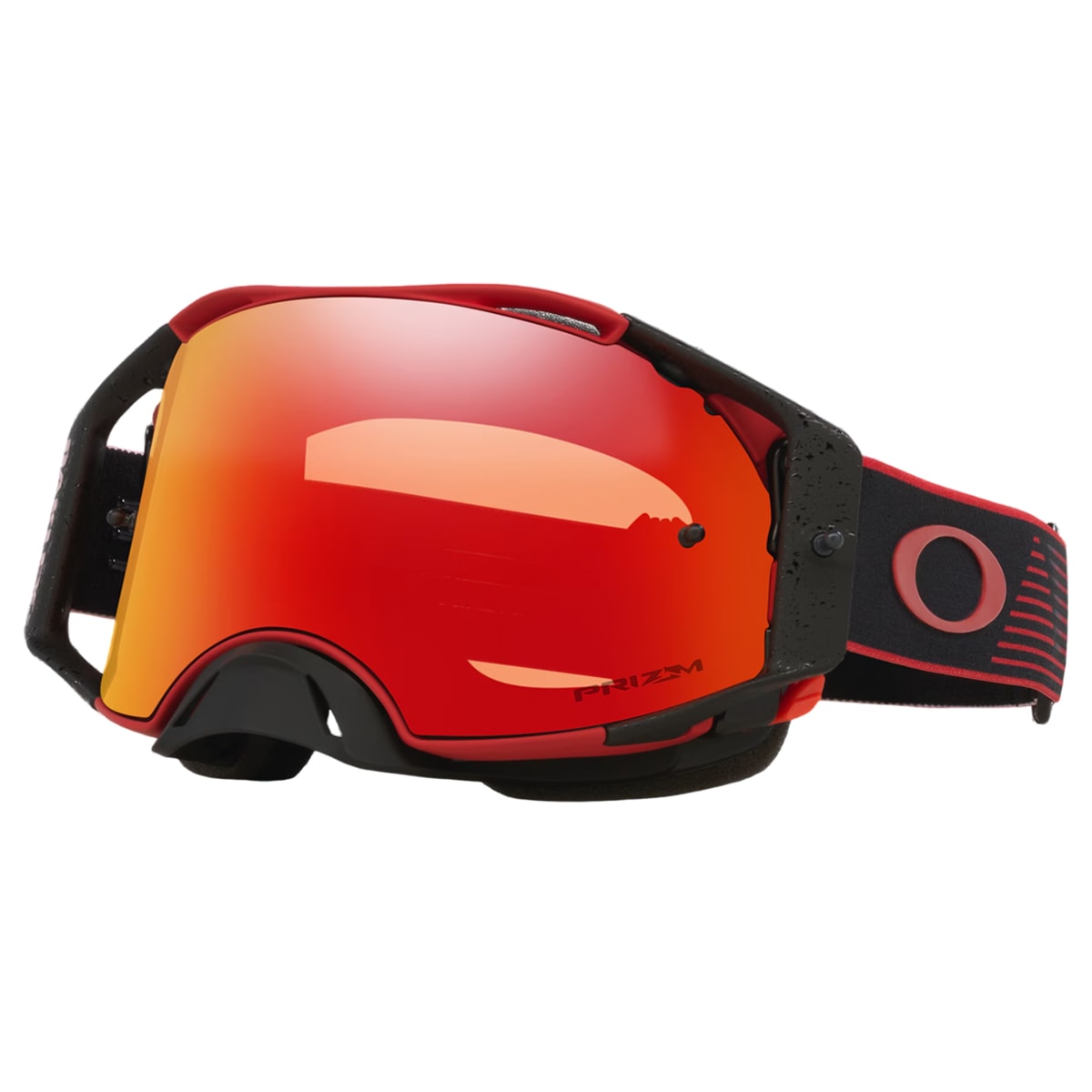 Óculos Oakley Airbrake MX Red Motion Prizm Espelhado Preto Vermelho