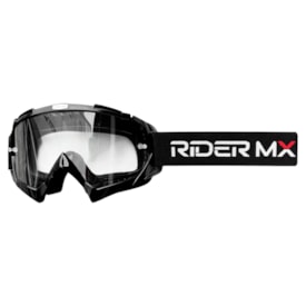 Óculos para Trilha Rider Mx Rally Preto