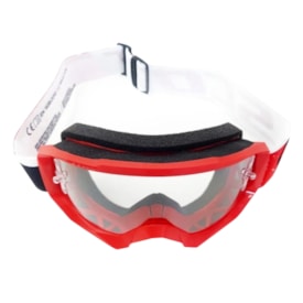 Segunda imagem do produto Óculos Scott Hustle X Mx Vermelho Branco