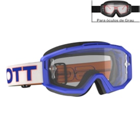 Óculos Scott Split Otg Branco Azul
