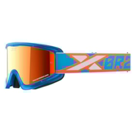 Óculos X-brand Flat-out Azul Laranja Espelhado