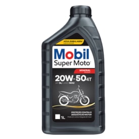 Óleo 20w50 Mineral Super Moto 4 Tempos 1 Litro Mobil