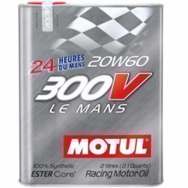 Óleo MOTUL 300V 100% Sintético 20W60 - 4 Tempos