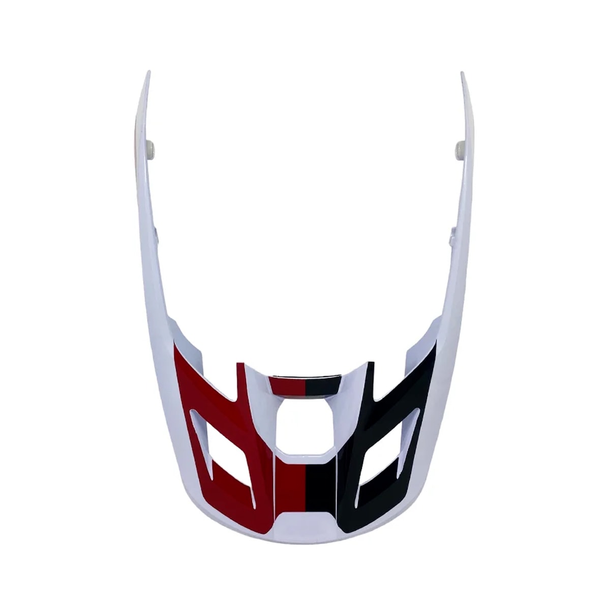 Segunda imagem do produto Pala Capacete Fox V2 Paddox Vermelho Branco