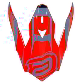 Pala Capacete Motocross Asw Fusion Laranja