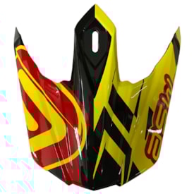 Pala Capacete Motocross Asw Image Crossover ST Vermelho