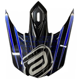 Pala Capacete Motocross Asw Podium Race ST Azul