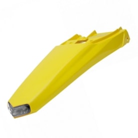 Paralama Traseiro Crf 230 Circuit Amarelo - Led Transparente