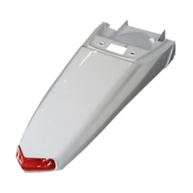 Paralama Traseiro Crf 230 Circuit Branco - Led Vermelho