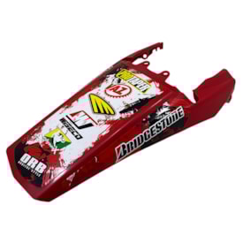 Paralama Traseiro Tornado Orbital Vermelho