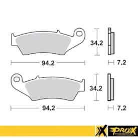 Segunda imagem do produto Pastilha de Freio Dianteira Crf 230 / Crf 250f / Tornado / Xr 200 Prox