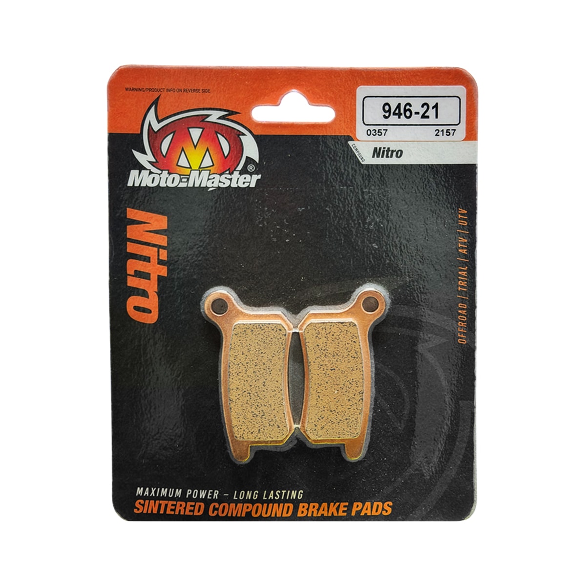 Segunda imagem do produto Pastilha de Freio Dianteira Ktm 105 Sx 04/11 Moto Master Nitro Sinterizada