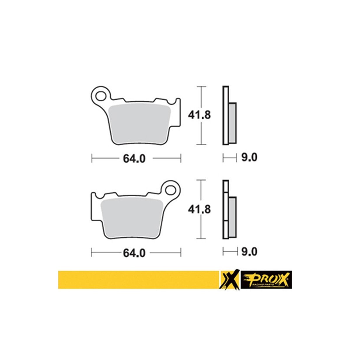 Segunda imagem do produto Pastilha de Freio Traseira Ktm 125 250 300 350 450 Sx Sxf Exc Excf Prox