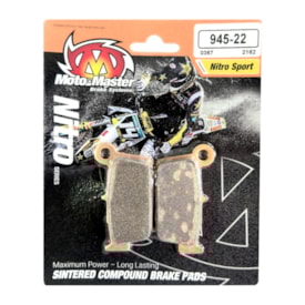 Segunda imagem do produto Pastilha de Freio Traseira Wrf 250 - Wrf 450 Sinterizada Moto Master