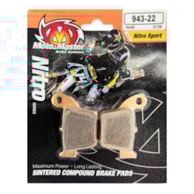 Segunda imagem do produto Pastilha Freio Traseira Crf 250x - Crf 450x Moto Master Sinterizada