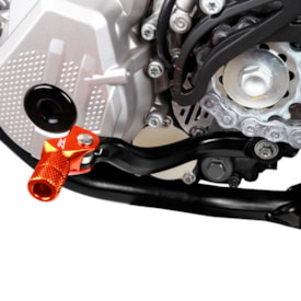 Segunda imagem do produto Pedal de Câmbio Mxf 300 TS Retrátil Zeta Preto Laranja