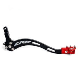 Pedal de Freio Crf 230 Ponta Retrátil 5inco Preto Vermelho