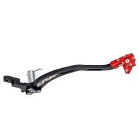 Segunda imagem do produto Pedal de Freio Crf 230 Ponta Retrátil 5inco Preto Vermelho
