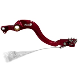 Segunda imagem do produto Pedal de Freio Crf 250r 10/17 - Crf 450r 05/16 Red Dragon Vermelho