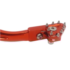 Segunda imagem do produto Pedal de Freio Ktm 125 150 250 350 450 Sx Sxf 16/22 Red Dragon Laranja