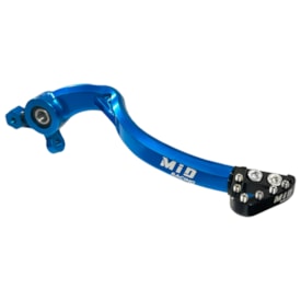 Pedal de Freio Ktm 125 250 350 450 Sx Sxf 16/22 Mid Racing Azul