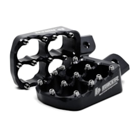 Pedaleira Biker Alumínio Kxf 250 / 450 Preto