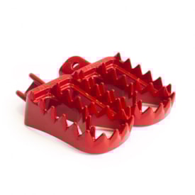 Pedaleira Crf 230 - Crf 250f Biker T-Rex Vermelho