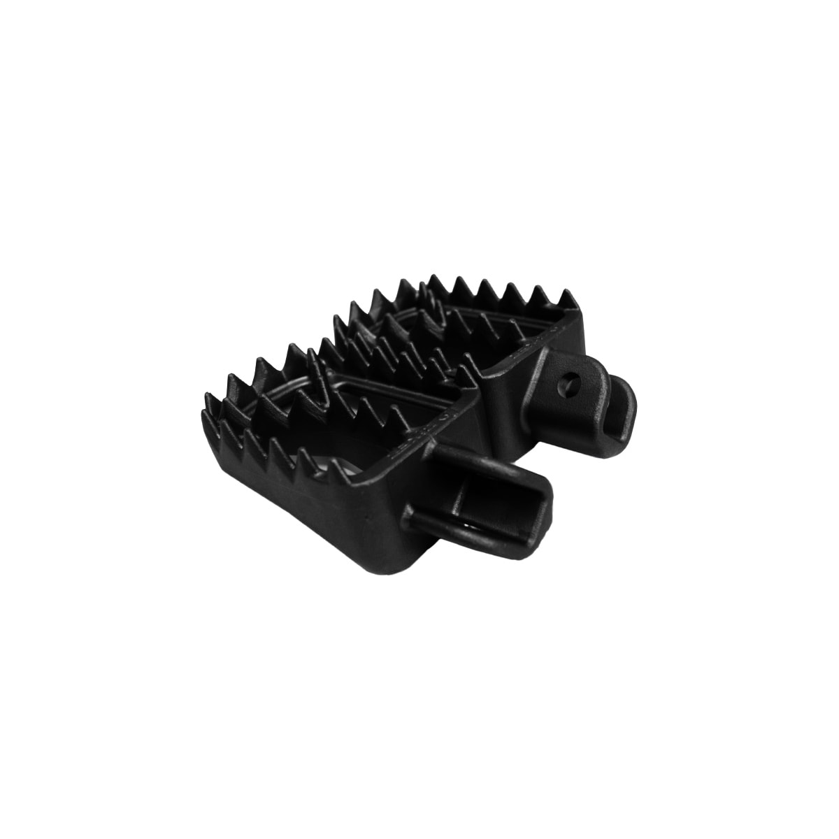 Segunda imagem do produto Pedaleira Crf 230 - Crf 250f T-Rex Preto Biker