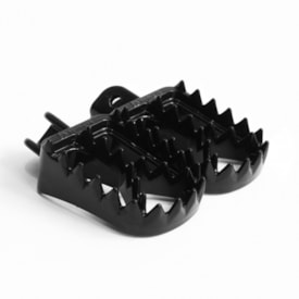 Pedaleira Crf 230 - Crf 250f T-Rex Preto Biker