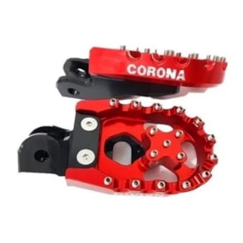 Pedaleira Crf 230 - Crf 250f - Tornado Corona Preto Vermelho