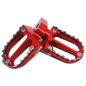 Pedaleira Crf 230 Shark Vermelho Red Dragon