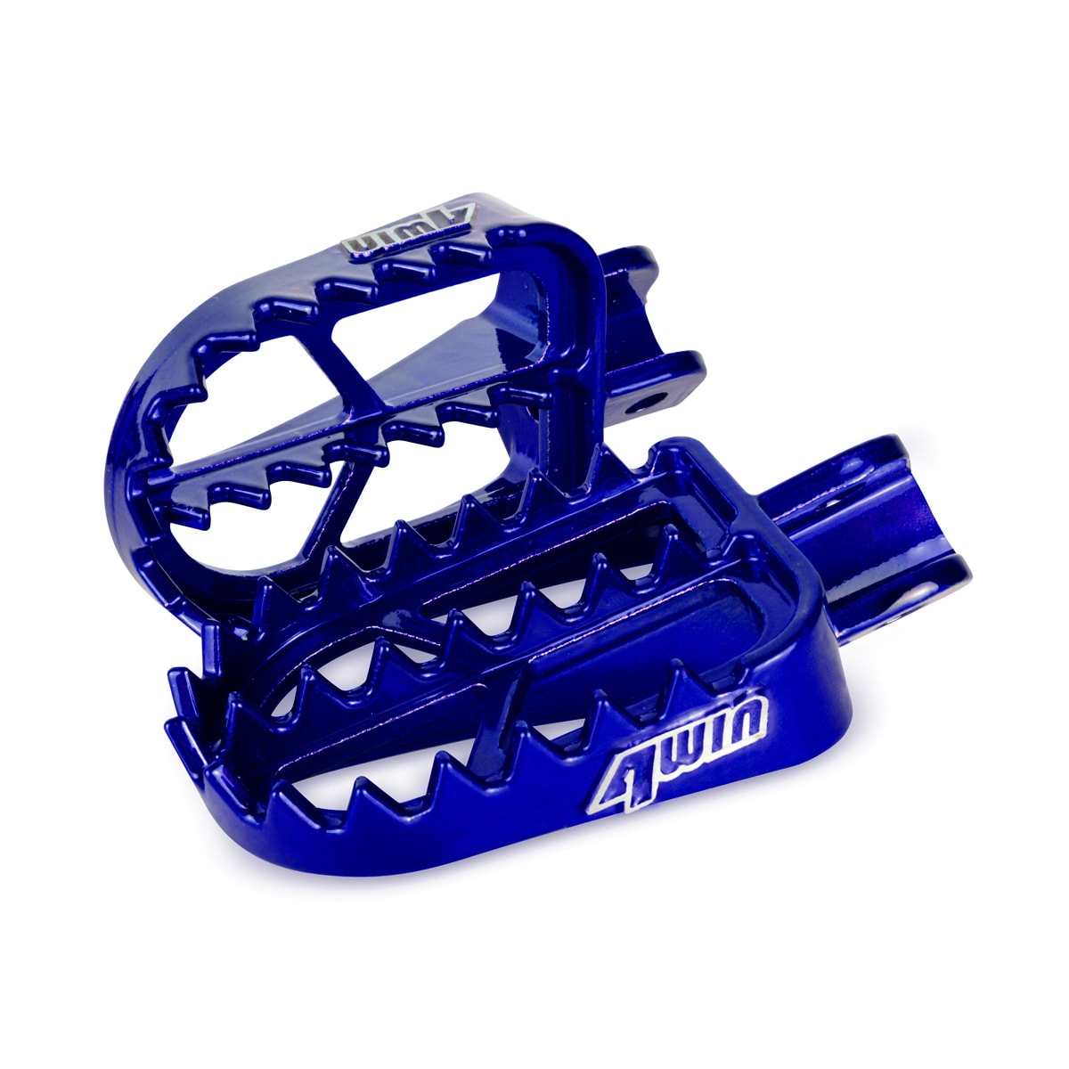 Segunda imagem do produto Pedaleira Crf 230f - Crf 250f 4win Hunter Inox Azul