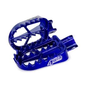 Segunda imagem do produto Pedaleira Crf 230f - Crf 250f 4win Hunter Inox Azul