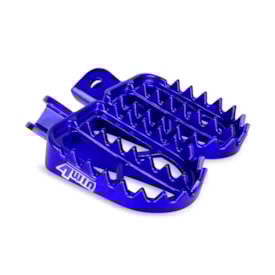 Pedaleira Crf 230f - Crf 250f 4win Hunter Inox Azul