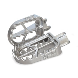 Segunda imagem do produto Pedaleira Crf 230f - Crf 250f 4win Hunter Inox Prata