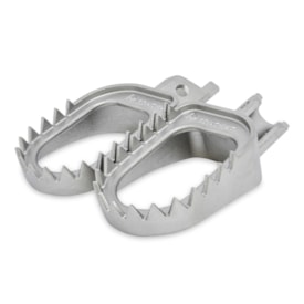 Segunda imagem do produto Pedaleira Crf 230f - Crf 250f Biker Shark Inox Prata